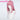 Tougen Anki Cosplay Homare Byobugaura Wig Long Straight Pink Hair DokiDoki