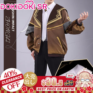 【40% OFF】【Ready For Ship】【Last Batch】【Clearance Sale】DokiDoki-SR Game Genshin Impact Cosplay Zhongli Costume Casual Wear Zhong Li Coat