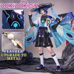【 Ready For Ship】【Size S-3XL】【Bust Lighting】DokiDoki-SR Game Genshin Impact Cosplay Wanderer Costume Scaramouche Fatui Harbingers Halloween
