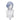 【Ready For Ship】DokiDoki Game Cosplay Wig Long Light Blue Hair Braid Buns