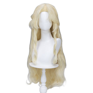 DokiDoki Anime Cosplay Women Vermmouth Wig Long Curly Blond Hair