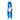 【Ready For Ship】DokiDoki Game Cosplay Wig Long Blue Curvy