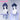 DokiDoki Game Genshin Impact Cosplay Flins Wig Long Blue Gradient Hair Song of the Welkin Moon