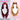 【Ready For Ship】Dokidoki Game Cosplay Woman Wig Long Curly Scarlet Red Orange Wig