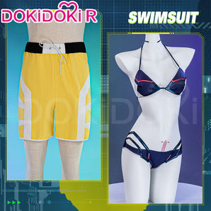【Ready For Ship】【Last Batch】【Clearance Sale】【Size S-3XL】DokiDoki-R Game Anime Cosplay Swimming Costume Doujin Swimsuit Swim Trunks