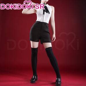 DokiDoki-SR Manga Anime Cosplay Costume Women Halloween Black White