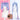 【Ready For Ship】DokiDoki VSINGER Rabbit Hole Cosplay Long Curly Blue Pink Ponytail Wig / Head Accessories Cute