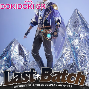 【Ready For Ship】【Last Batch】DokiDoki-SR Game Genshin Impact Cosplay  Kaeya Costume / Shoes  Men