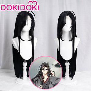 【US LOCAL SHIPPING 】【Front Lace】DokiDoki Anime Dao Mo To Shi Cosplay Shounen Wei Wu Xian Wig Mo Dao Zu Shi Wei Wuxian Long Black MDZS