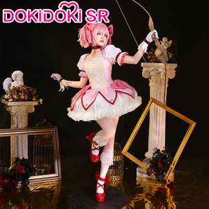 【 Ready For Ship】【Size S-2XL】DokiDoki-SR Anime Cosplay Costume Pink Battle Dress Cute