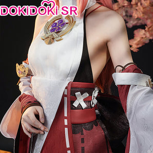 【Partial Size Ready For Ship】DokiDoki-SR Game Genshin Impact Yae Miko Cosplay Costume / Shoes