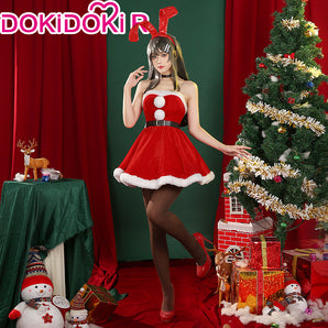 【In Stock】【Size S-2XL】DokiDoki-R Anime Seishun Buta Yarou wa Bunny Girl Senpai no Yume wo Minai Cosplay Mai Sakurajima Christmas