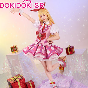 DokiDoki-SR Anime Aikatsu! Idol Activity Cosplay Hoshimiya Ichigo Cosplay Costume/Wig Cute
