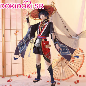 【Partially Ready For Ship】DokiDoki-SR Game Genshin Impact Scaramouche Cosplay Costume Fatui Harbingers