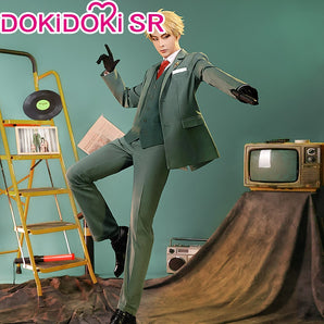 【 Ready For Ship】【Size S-2XL】DokiDoki-SR Anime Cosplay Dad  Costume Green Suit