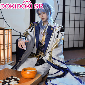【Costume 40%OFF】【Ready For Ship】【LAST BATCH】DokiDoki-SR Game Genshin Impact Cosplay Kamisato Ayato Costume / Shoes