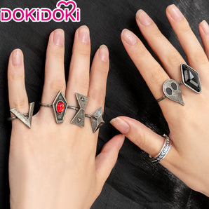 【Ready For Ship】DokiDoki Game Genshin Impact Hutao Cosplay Hu Tao Ring